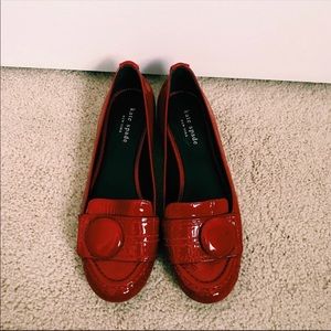 Kate Spade Red Patent Leather Shoes
